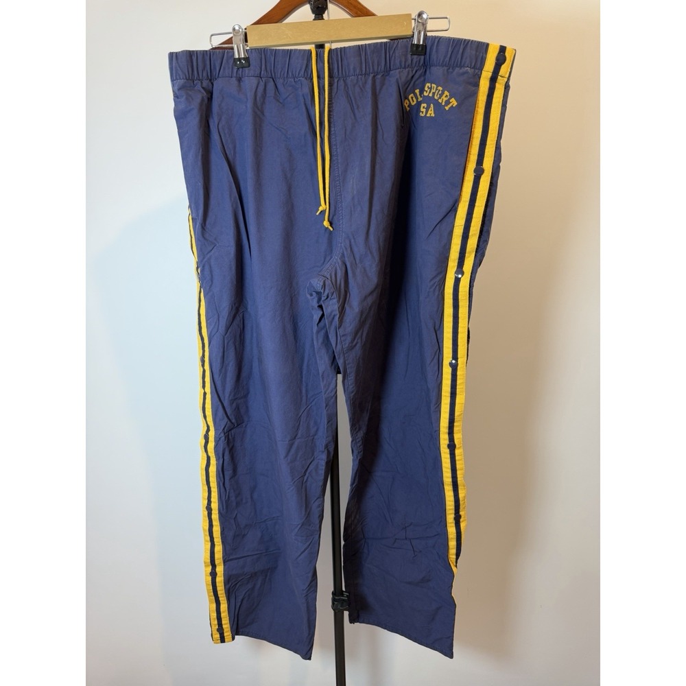 OG Vintage POLO SPORT RALPH LAUREN USA Retro Poppers Track Pants Size 2xl